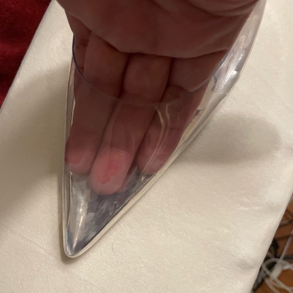 NIB Good American Clear Cinderella Heels Pumps 7.5 Box,Dust Bags Included - Picture 6 of 15